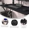 Flash Furniture Black Micro Weave Anti-Slip Full Desktop Mouse Pad NAN-GM1031-BK-GG - alternate 7